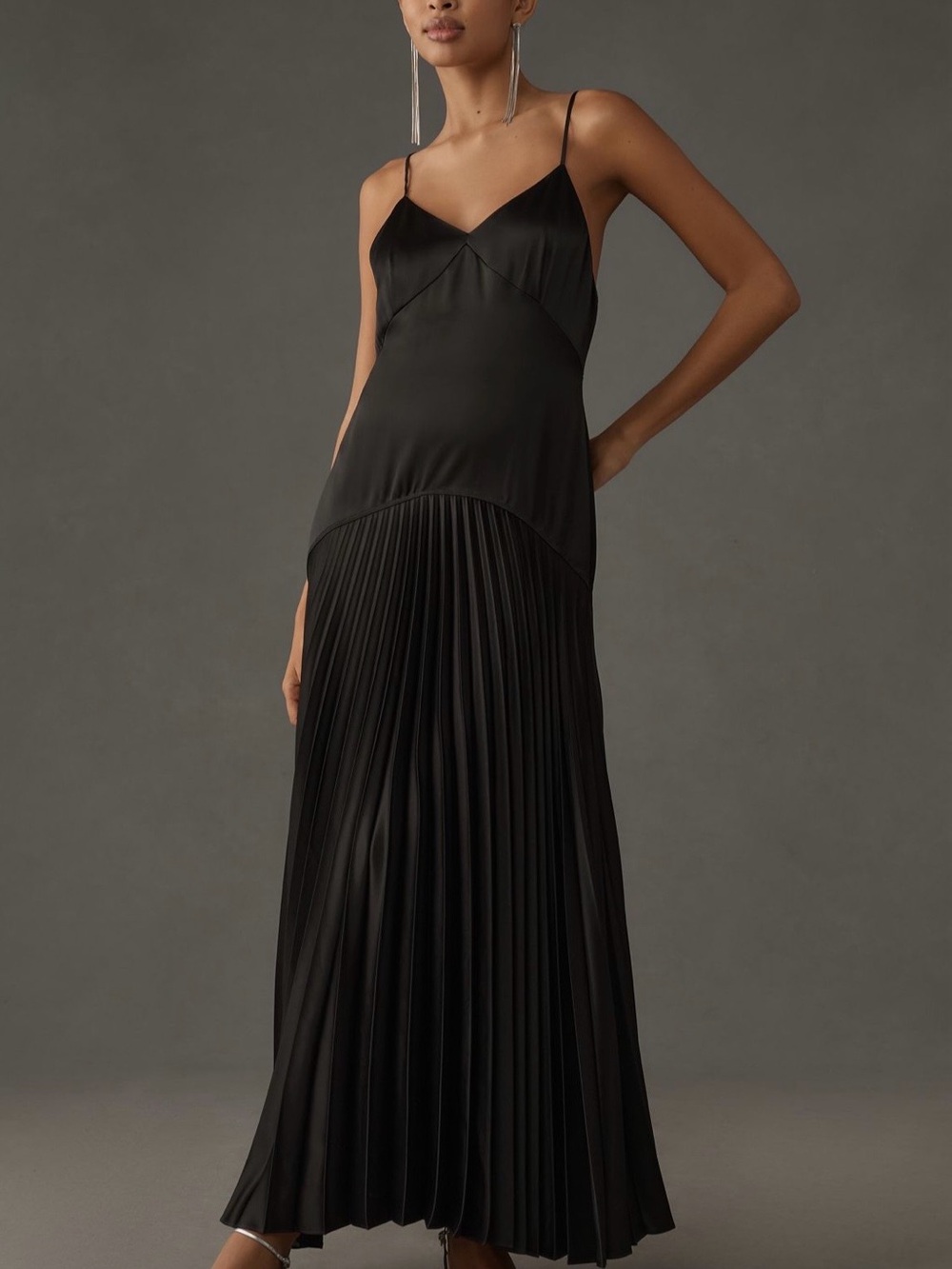 Cami NYC Jennelyn Pleated Maxi Dress